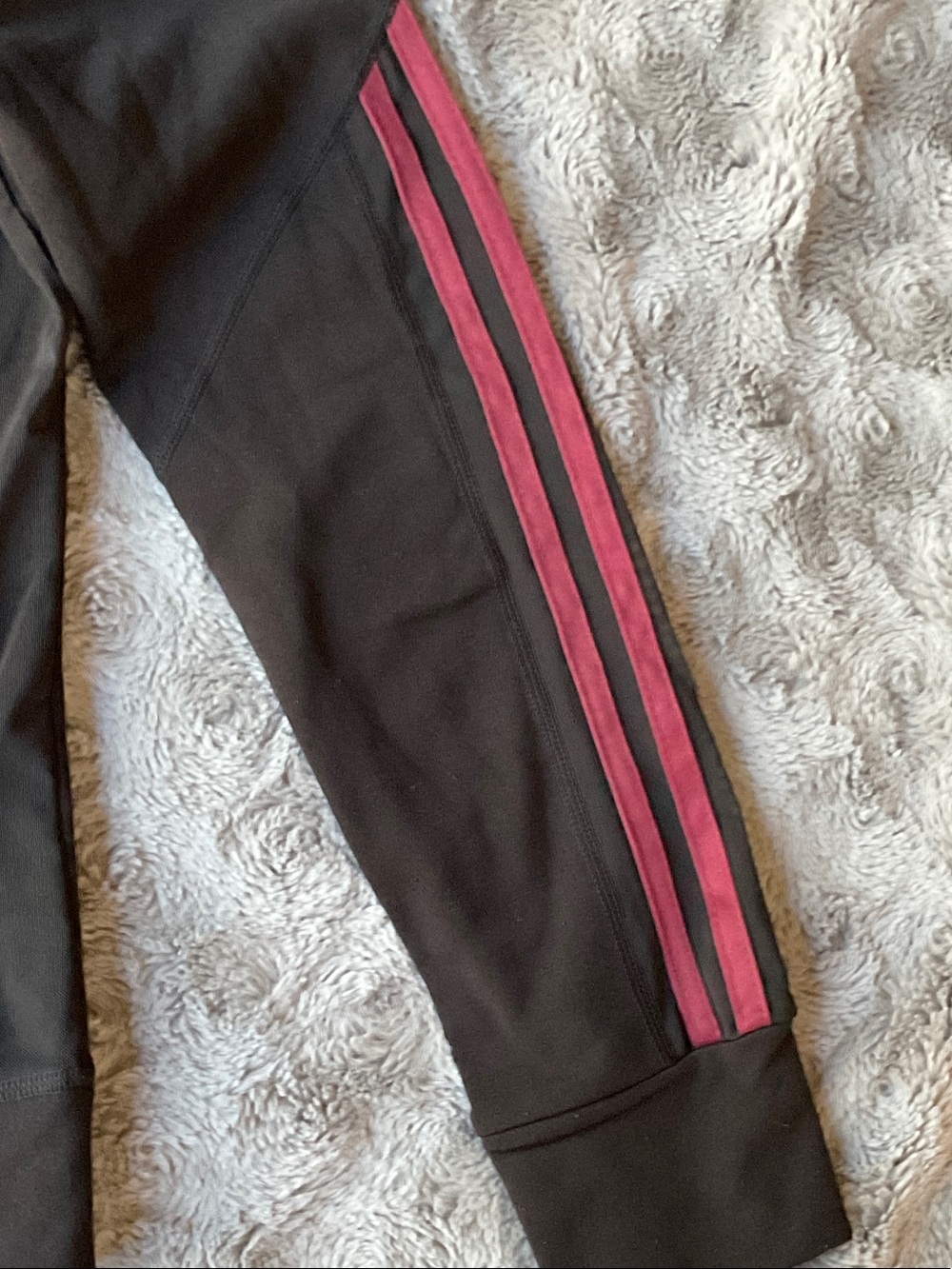 Nike Black Tracksuit with Maroon Accent Stripes - Picture 3 of 6